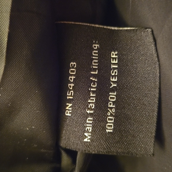 Shaci Plus Size Black and Red Cropped Puffer Coat - Picture 6 of 6